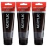 Amsterdam Standard Acrylic Paint, 120ml, Vandyke Brown 403, Pack of 3