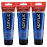 Amsterdam Standard Acrylic Paint, 120ml, Cobalt Blue Ultramarine 512, Pack of 3