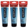 Amsterdam Standard Acrylic Paint, 120ml, King's Blue 517, Pack of 3