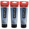 Amsterdam Standard Acrylic Paint, 120ml, Greyish Blue 562, Pack of 3