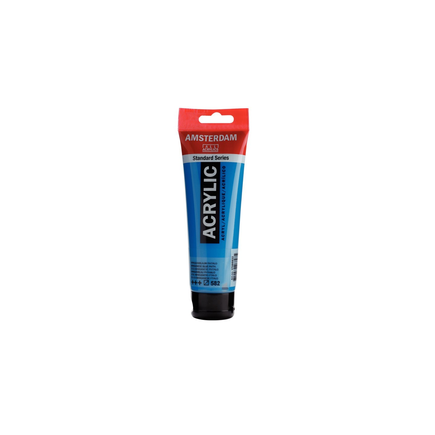 Amsterdam Standard Acrylic Paint, 120ml, Manganese Blue Phthalo 582