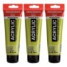 Amsterdam Standard Acrylic Paint, 120ml, Olive Green Light 621, Pack of 3