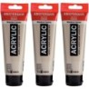 Amsterdam Standard Acrylic Paint, 120ml, Warm Grey 718, Pack of 3