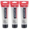 Amsterdam Standard Acrylic Paint, 120ml, Pearl White 817, Pack of 3