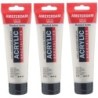 Amsterdam Standard Acrylic Paint, 120ml, Pearl Yellow 818, Pack of 3
