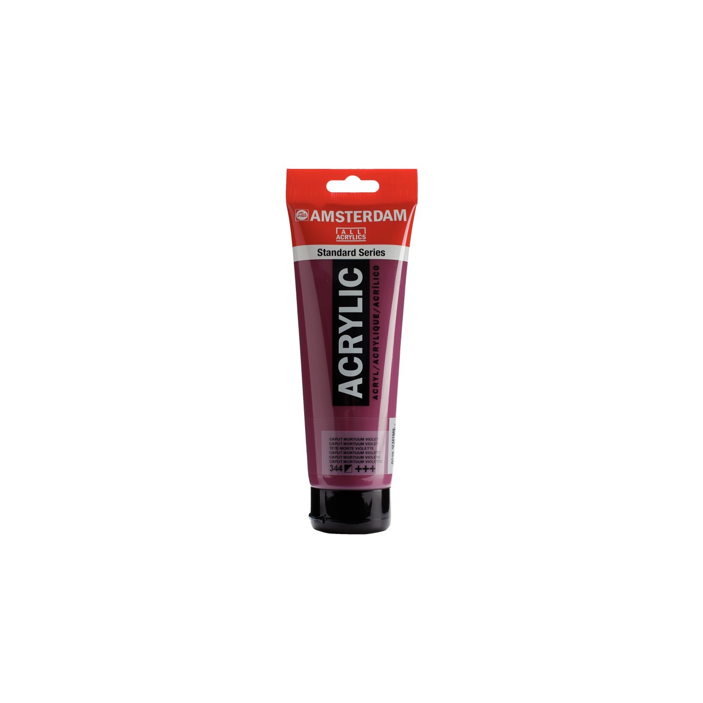 Amsterdam Standard Acrylic Paint Tube, 250 mL, Caput Mortuum Violet 344