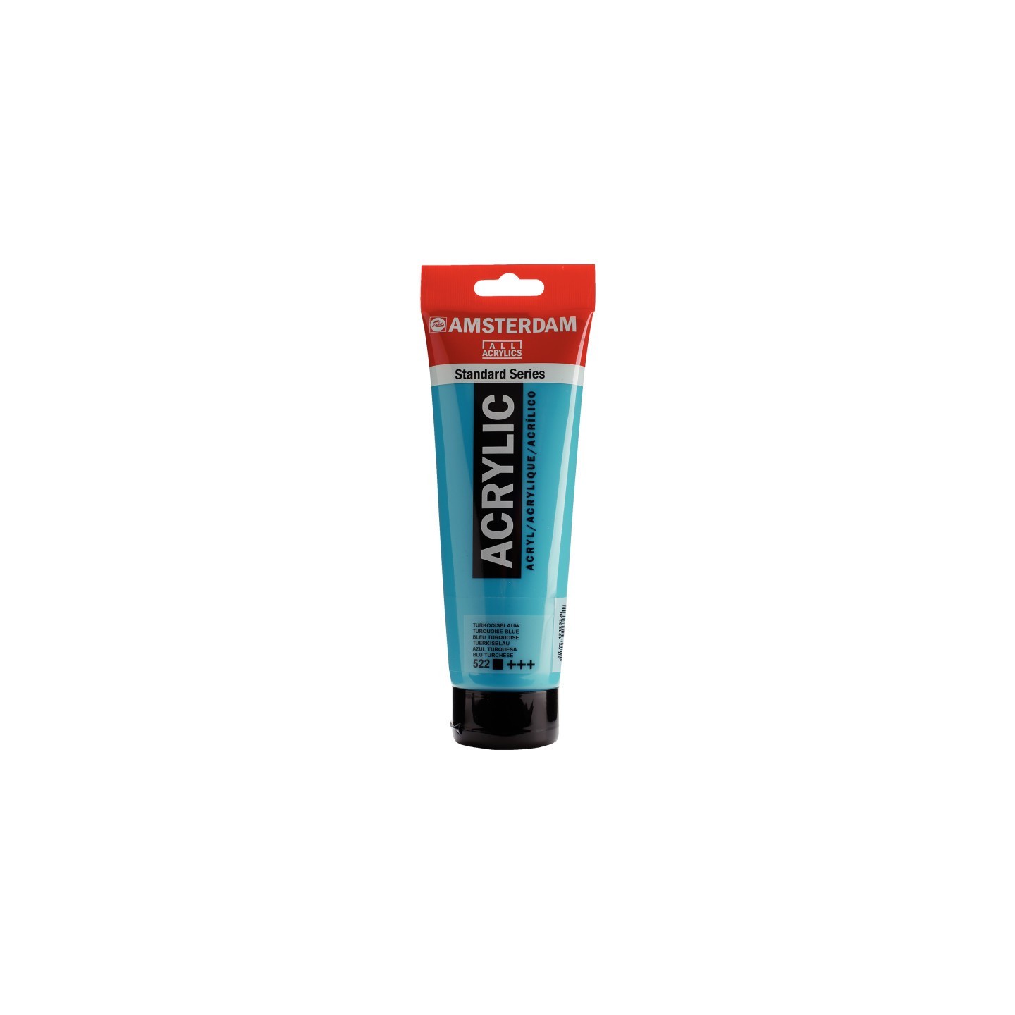 Amsterdam Standard Acrylic Paint Tube, 250 mL, Turquiose Blue 522