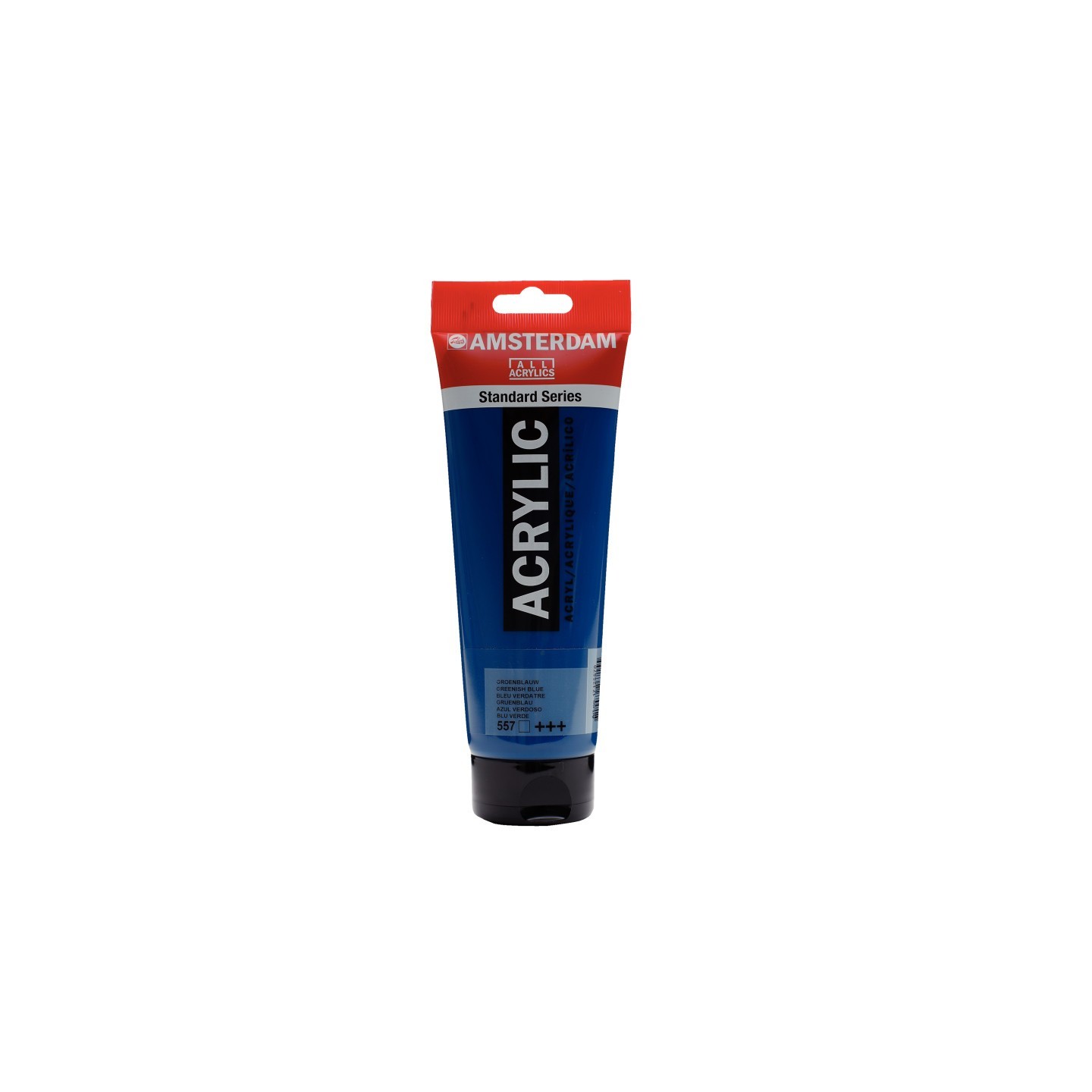 Amsterdam Standard Acrylic Paint Tube, 250 mL, Greenish Blue 557