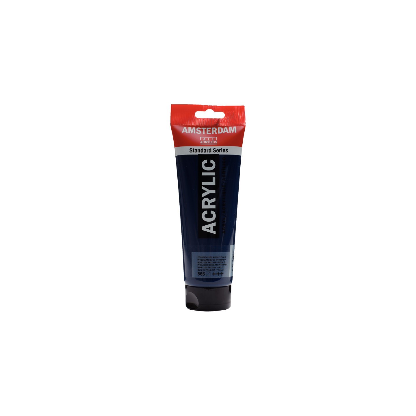 Amsterdam Standard Acrylic Paint Tube, 250 mL, Prussian Blue (Phthalo) 566