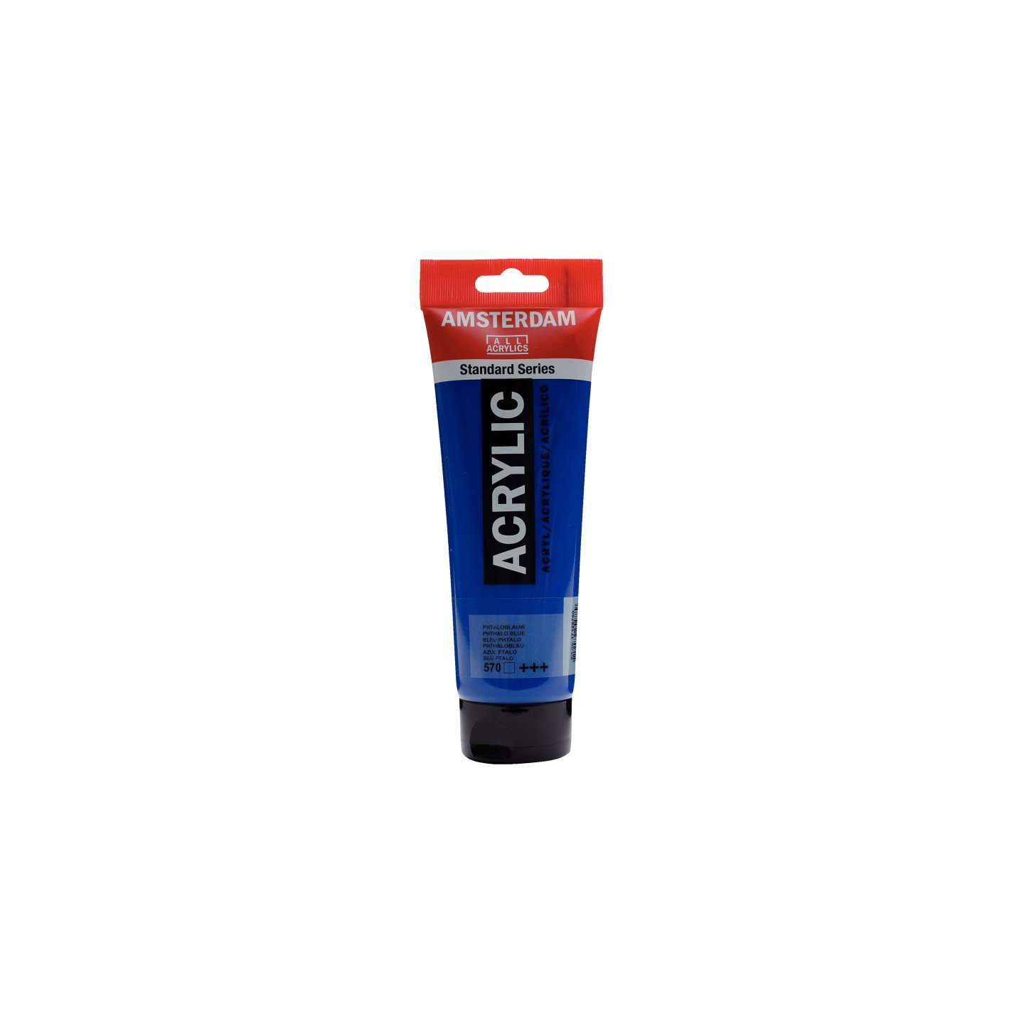 Amsterdam Standard Acrylic Paint Tube, 250 mL, Phthalo Blue 570