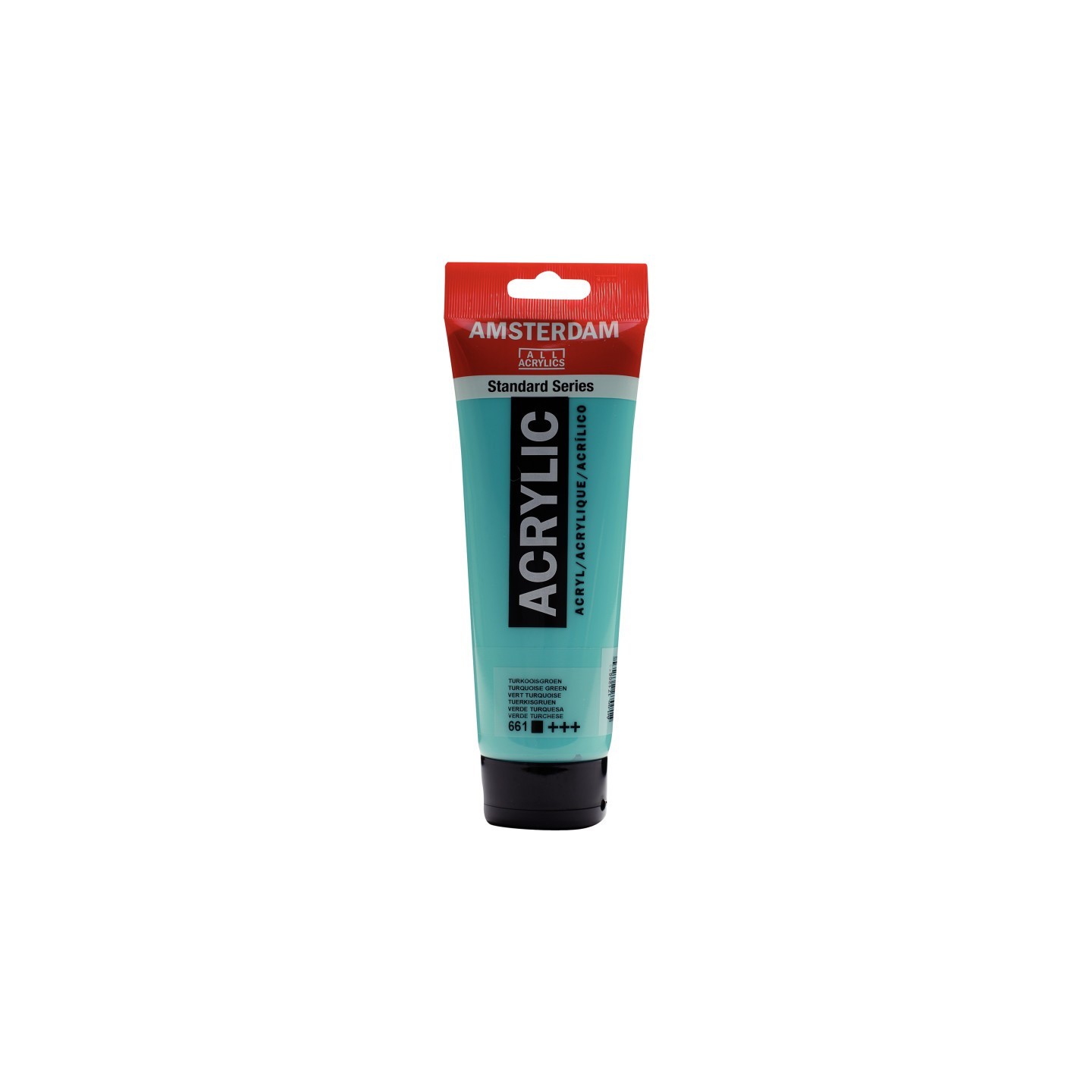 Amsterdam Standard Acrylic Paint Tube, 250 mL, Turquoise Green 661
