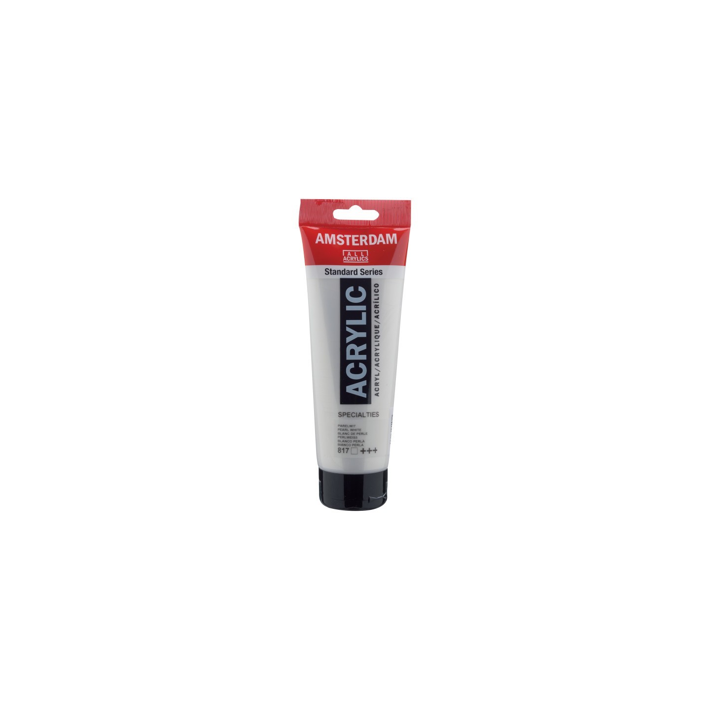 Amsterdam Standard Acrylic Paint Tube, 250 mL, Pearl White 817