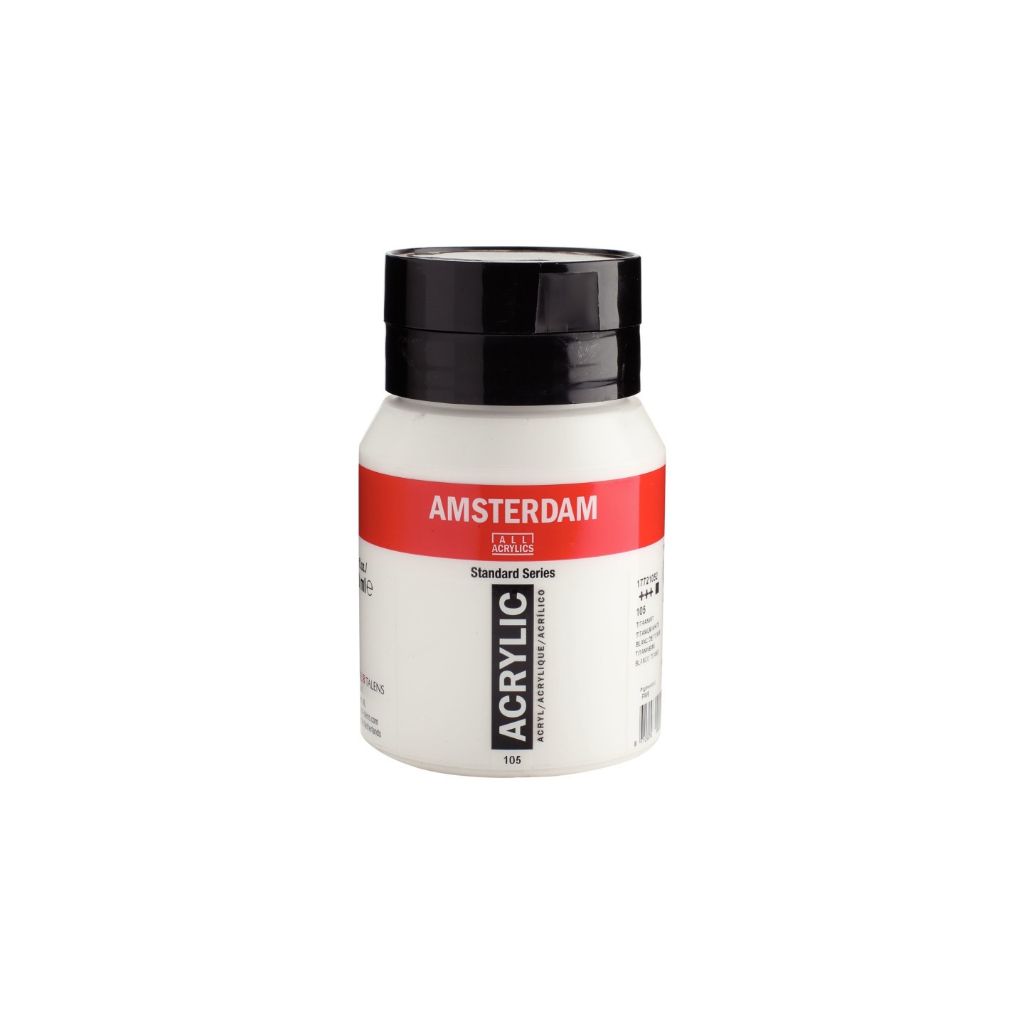 Amsterdam Standard Acrylic Paint, 500ml, Titan White