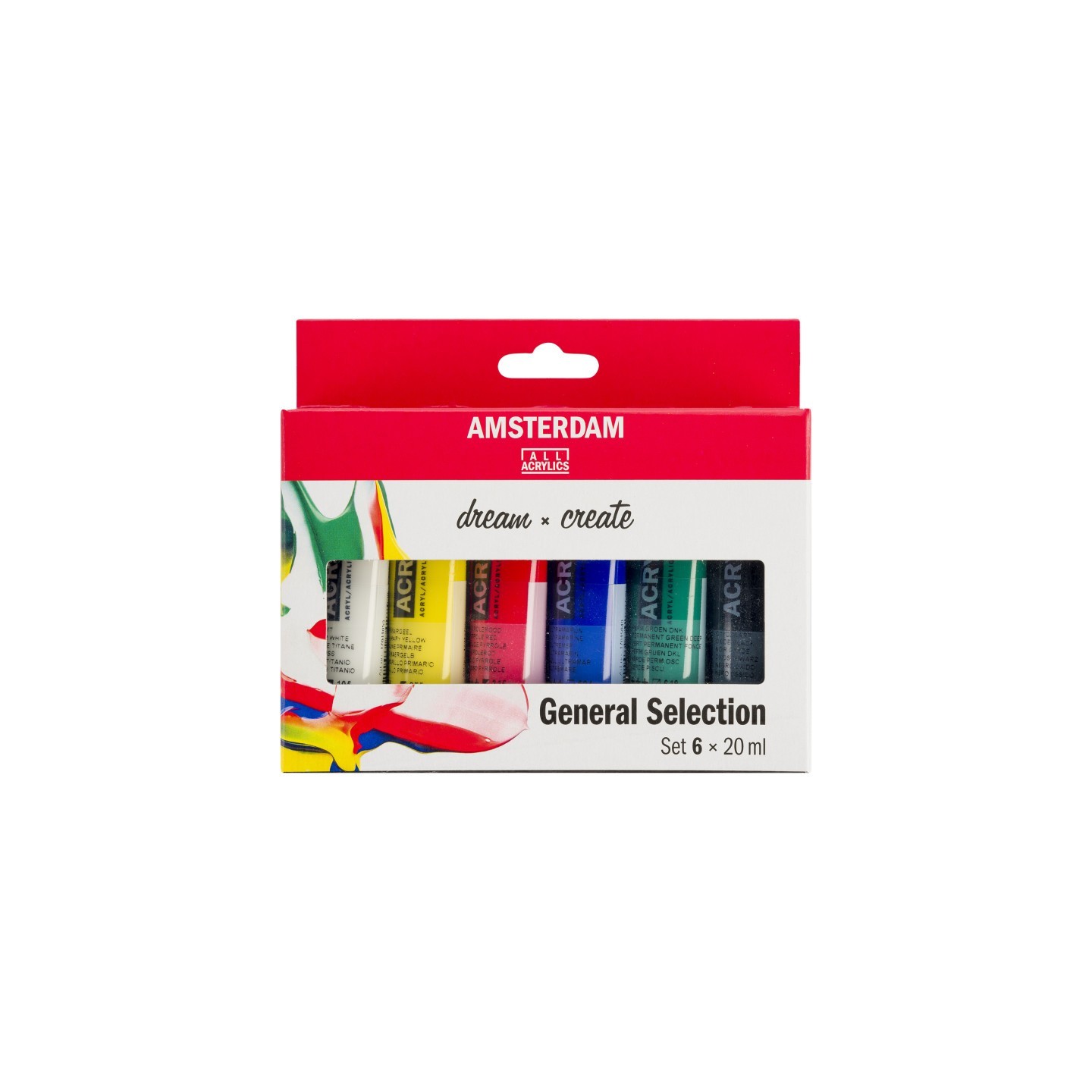 Amsterdam Standard Acrylic General Set, 6 x 20mL