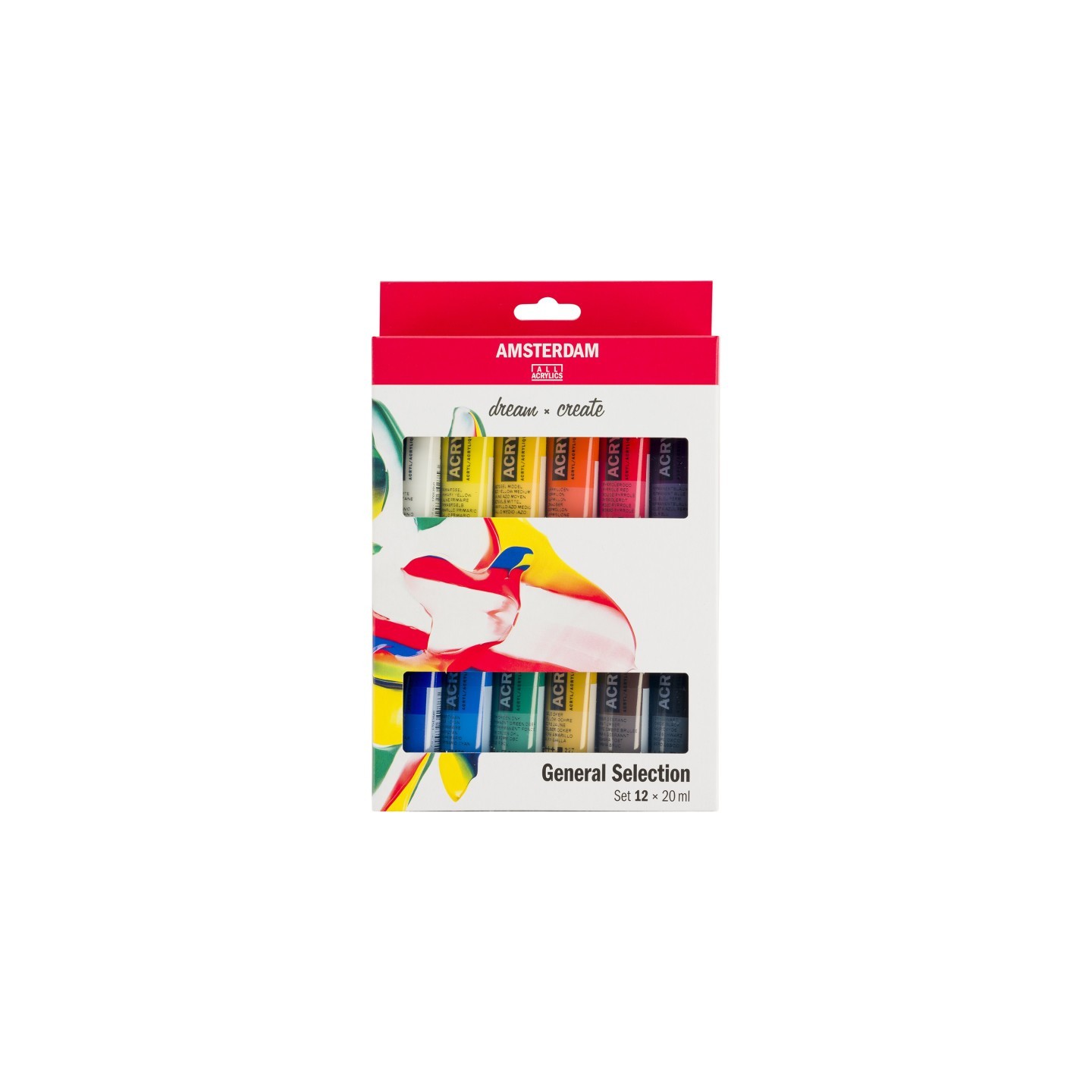 Amsterdam Standard Acrylic General Set, 12 x 20mL