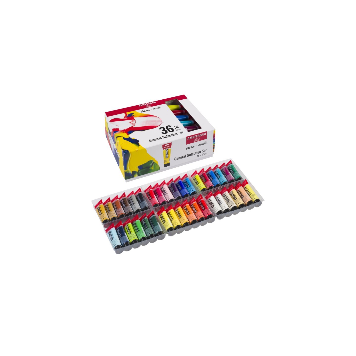Amsterdam Standard Acrylic General Set, 36 x 20mL