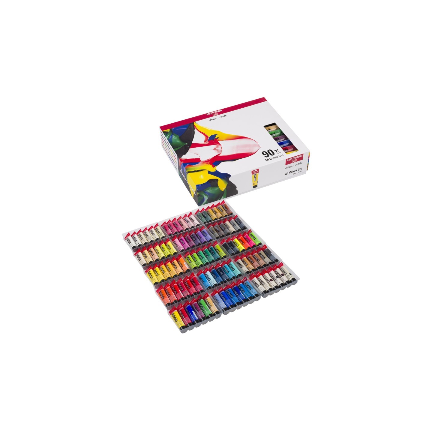 Amsterdam Standard Acrylic General Set, 90 x 20mL