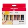 Amsterdam Standard Acrylic Metallics Set, 6 x 20mL