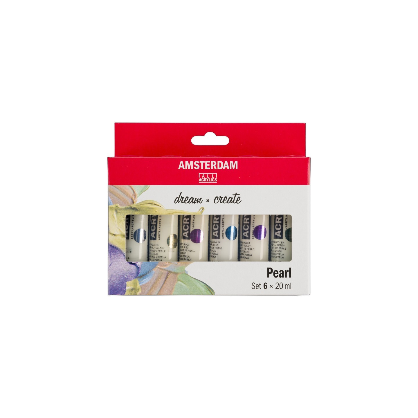 Amsterdam Standard Acrylic Pearl Set, 6 x 20mL