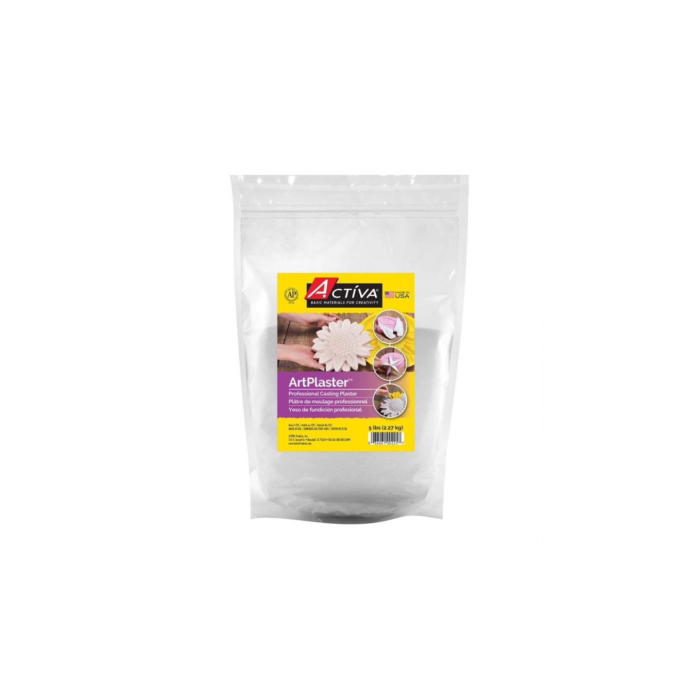 ACTÍVA ArtPlaster™ Professional Casting Plaster, 5 lb (2.27 kg)