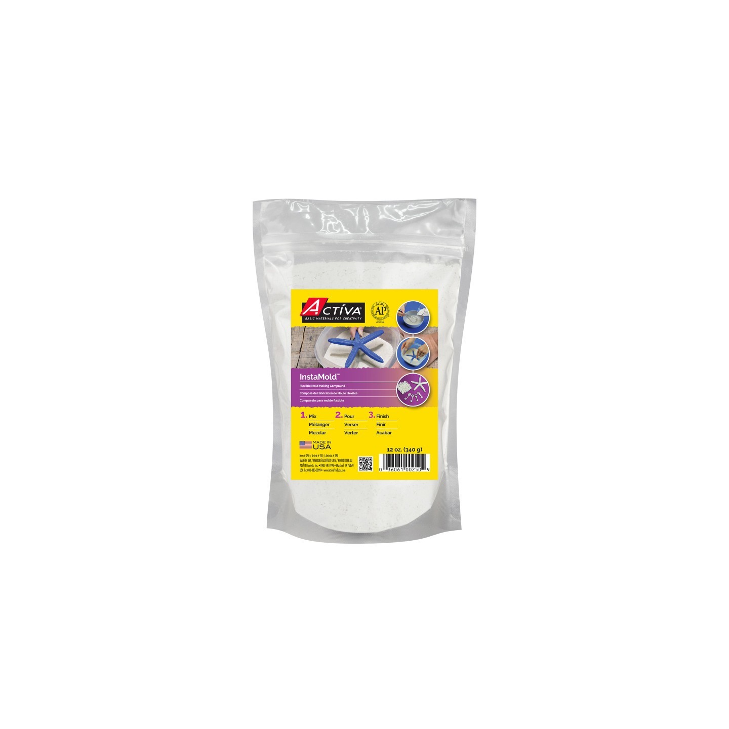 ACTÍVA InstaMold™, Temporary Mold Compound, 12 oz.