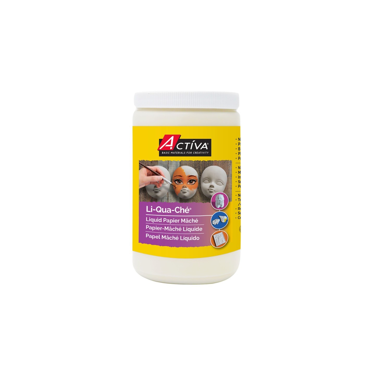 ACTÍVA Li-Qua-Ché® Liquid Paper Mâché, 1 qt (32 oz)