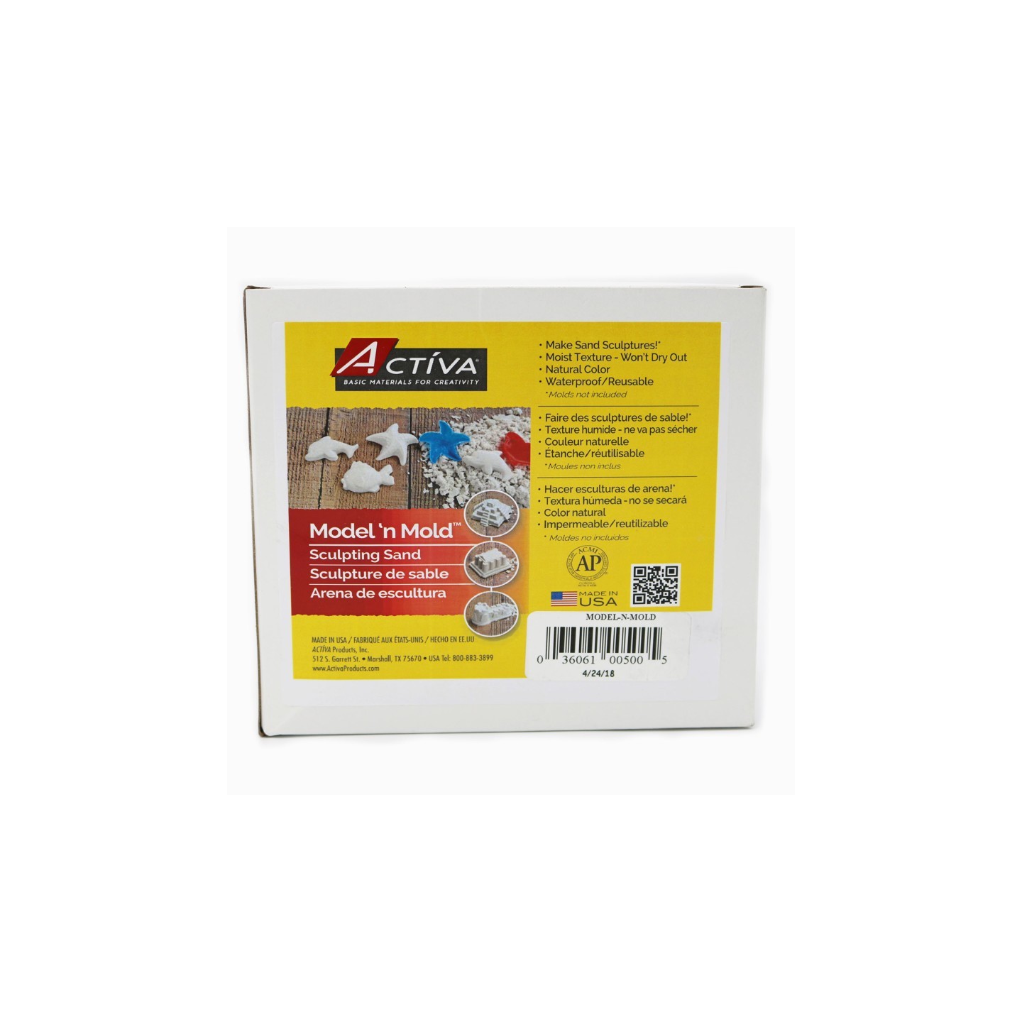 ACTÍVA Model 'n Mold™ Sculpting Sensory Sand, 3 lbs.