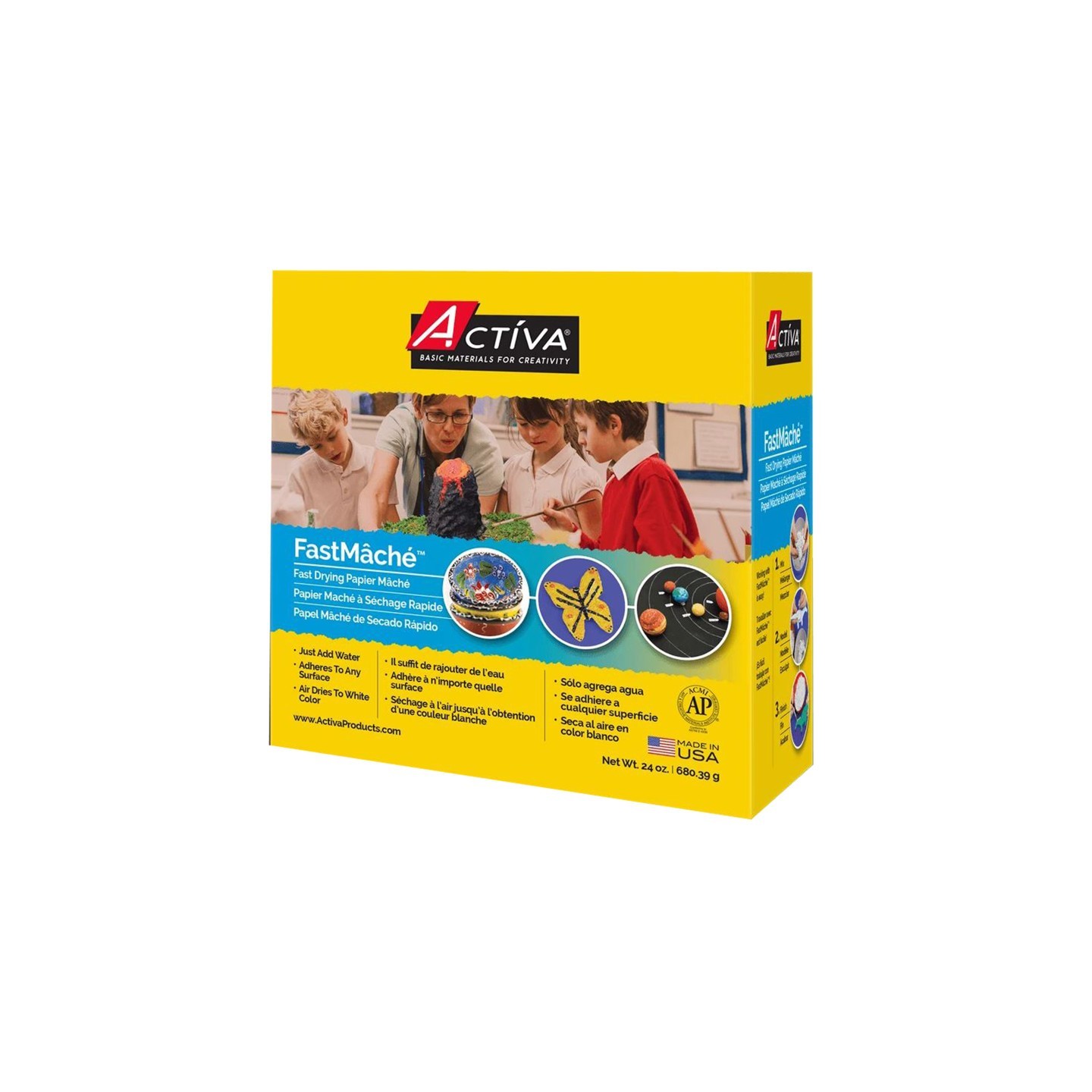 ACTÍVA FastMâché™ Fast Drying Papier Mâché, 24 oz.