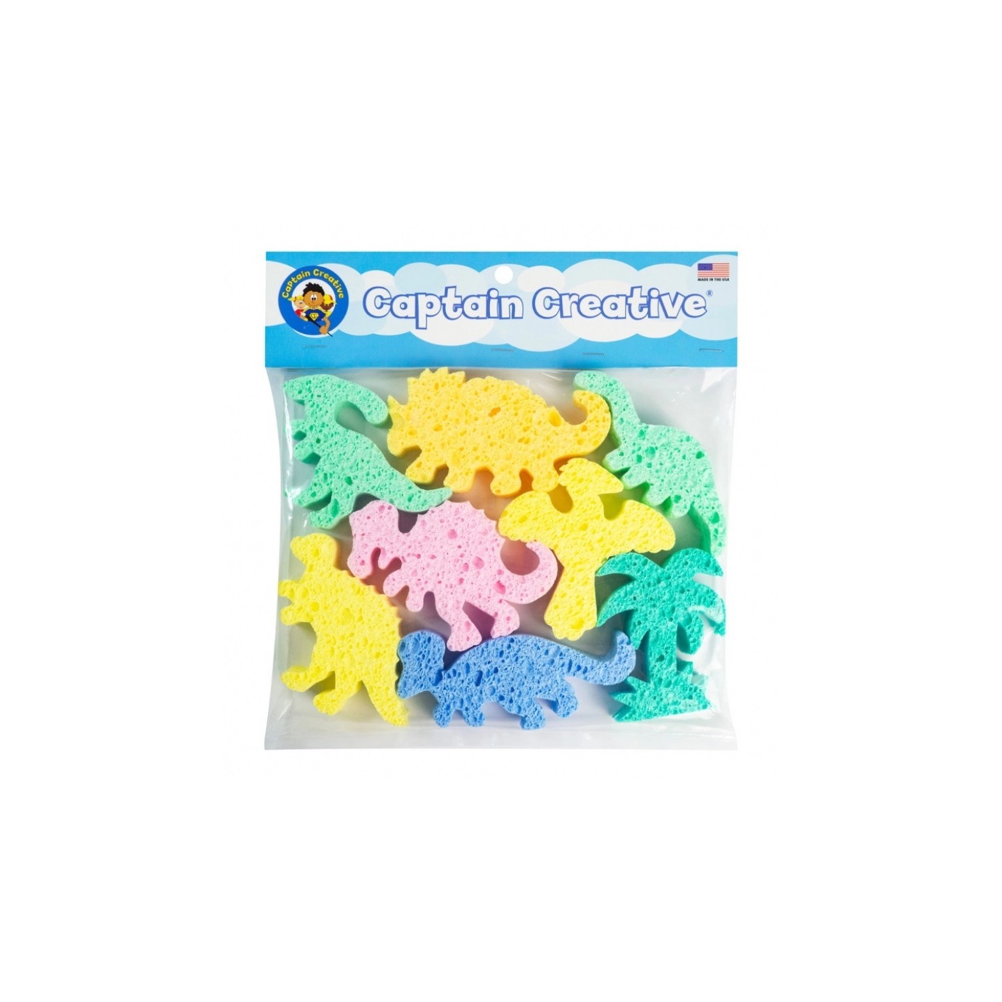 Captain Creative Super Sponges Dinosaurs Pack