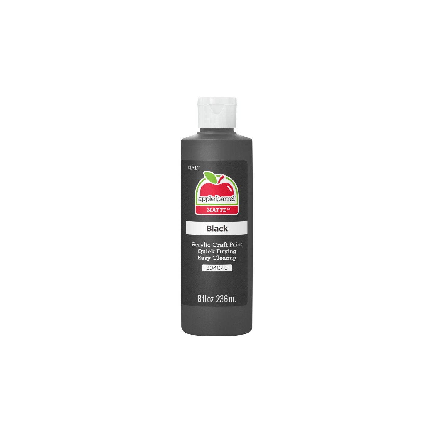 Apple Barrel Acrylic Paint Matte, 8oz., Black