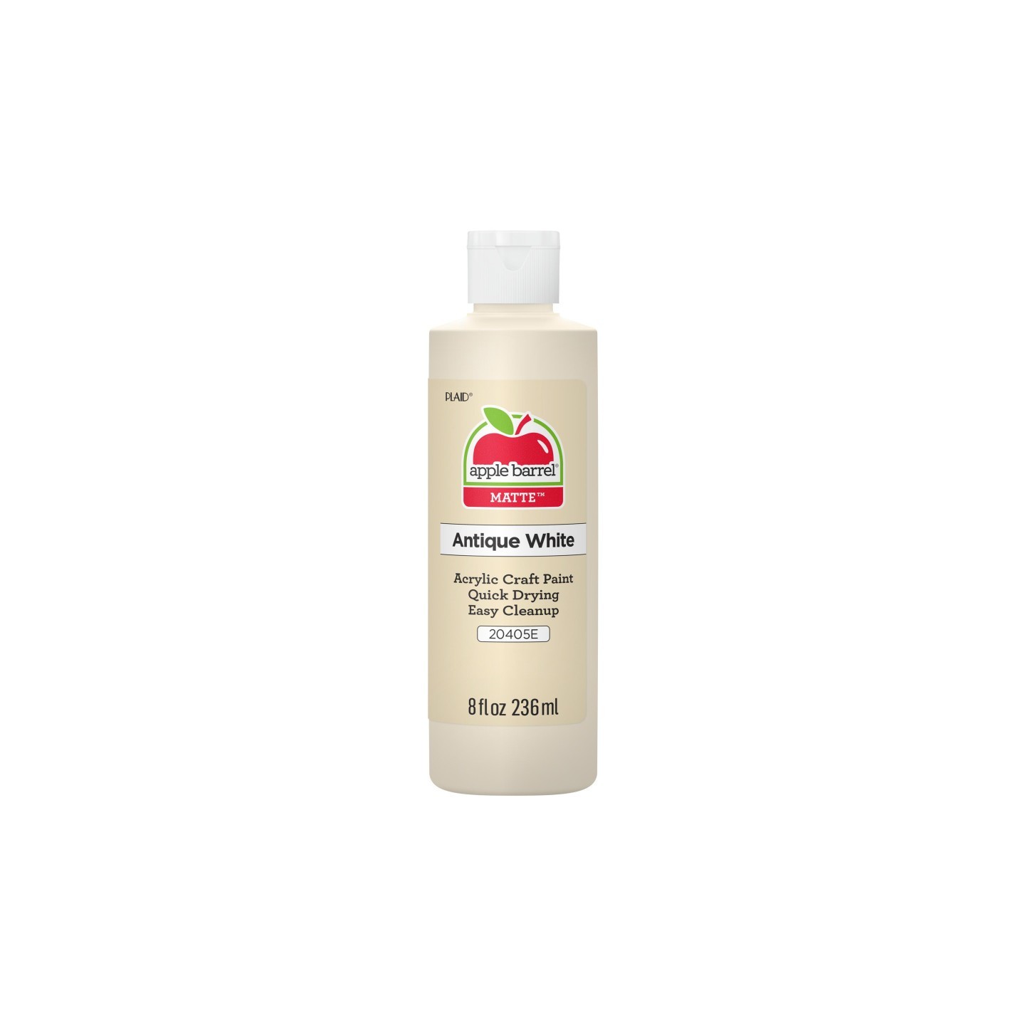 Apple Barrel Acrylic Paint Matte, 8oz., Antique White