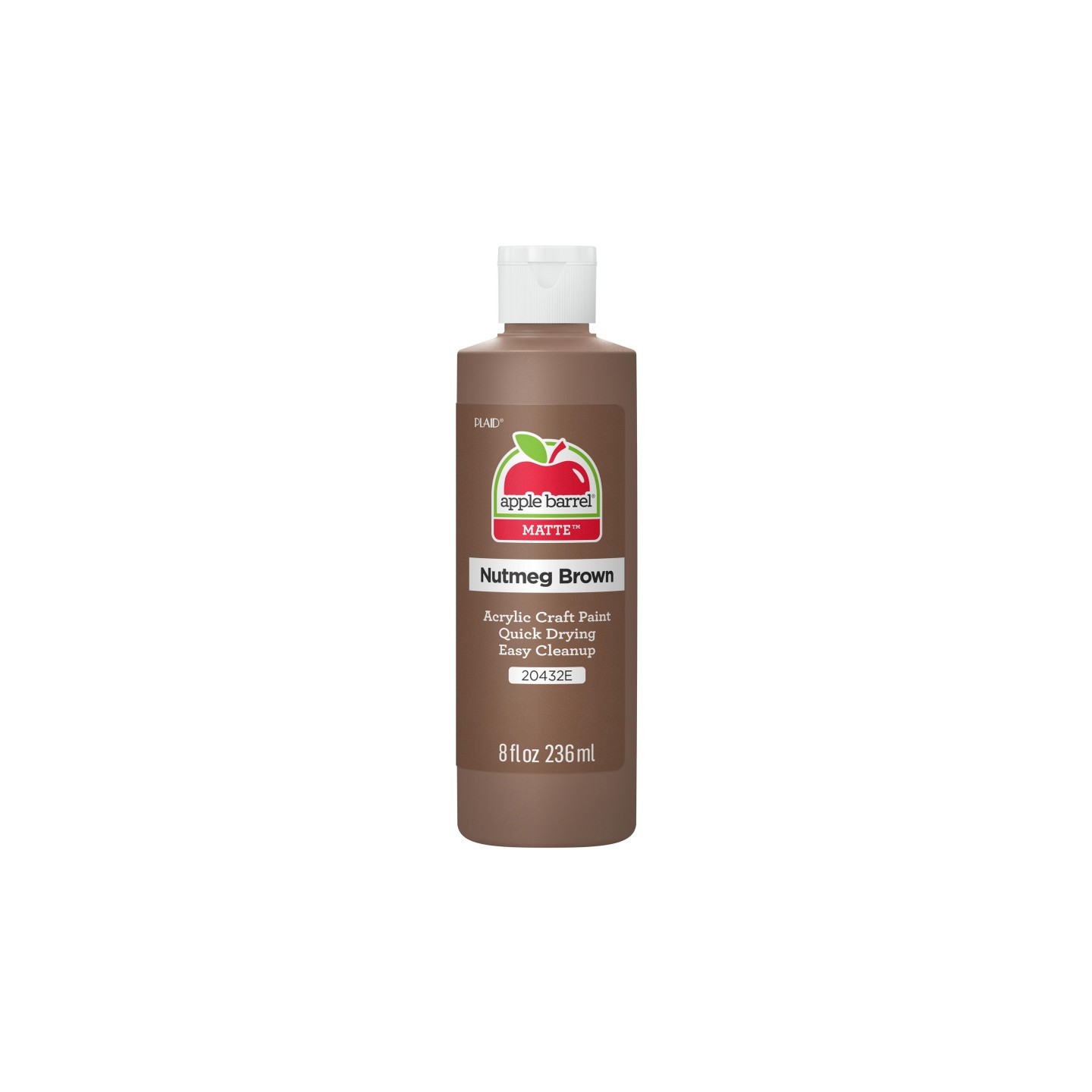 Apple Barrel Acrylic Paint Matte, 8oz., Nutmeg Brown