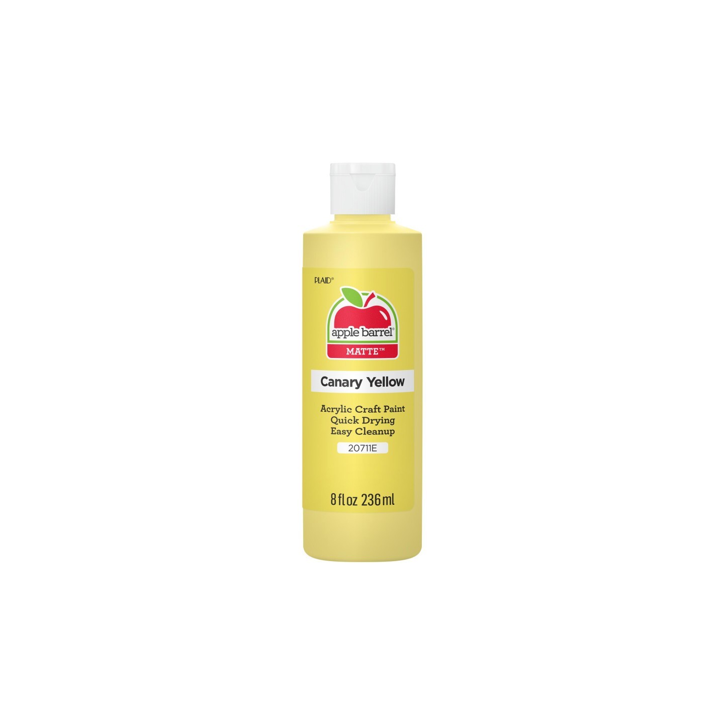 Apple Barrel Acrylic Paint Matte, 8oz., Canary Yellow