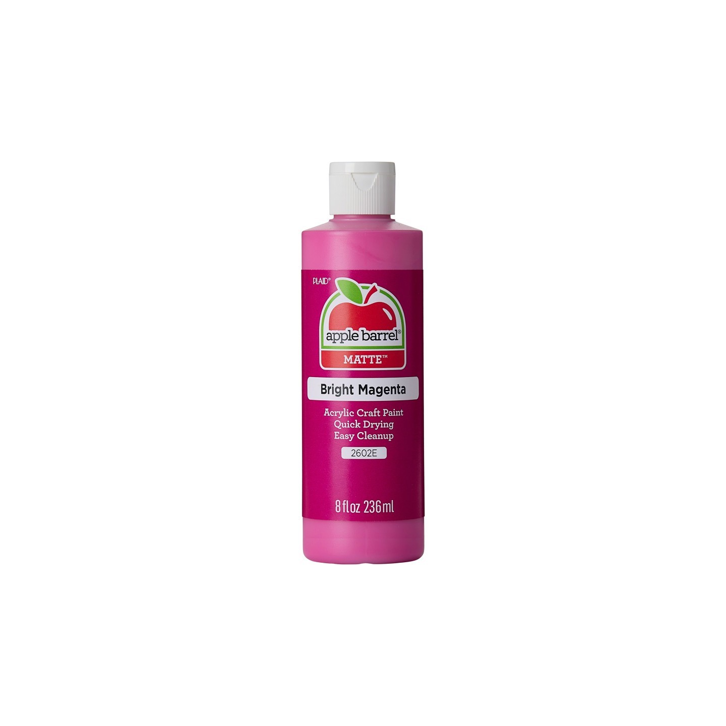 Apple Barrel Acrylic Paint Matte, 8oz., Bright Magenta