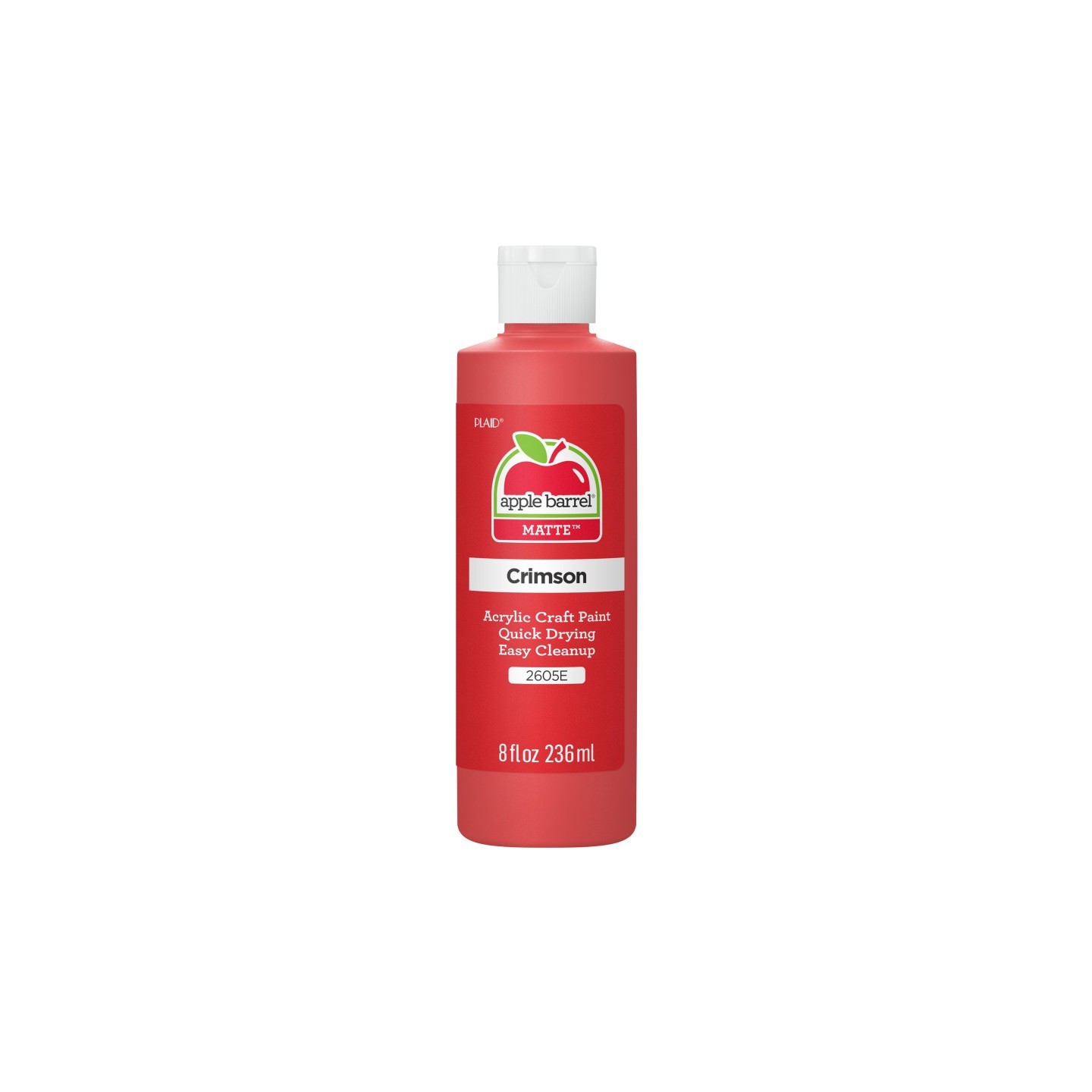 Apple Barrel Acrylic Paint Matte, 8oz., Crimson
