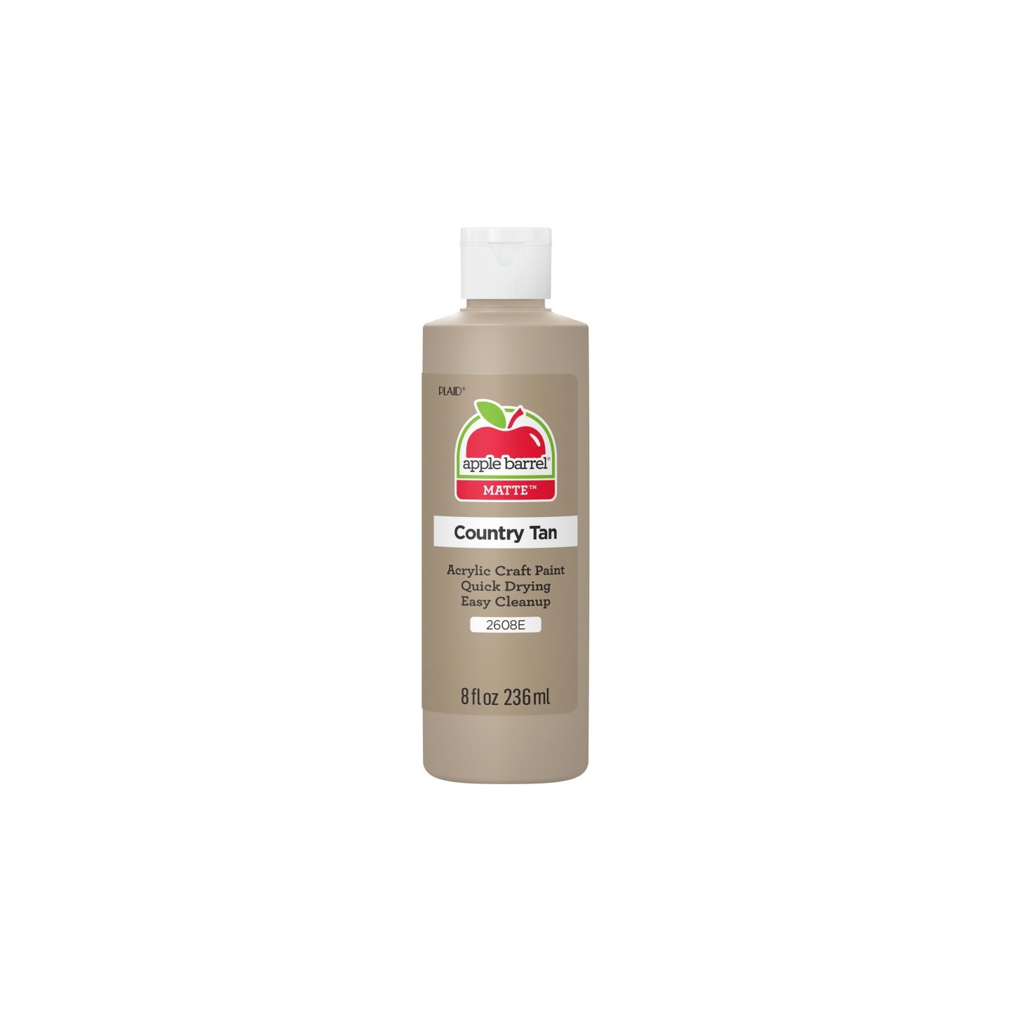 Apple Barrel Acrylic Paint Matte, 8oz., Country Tan
