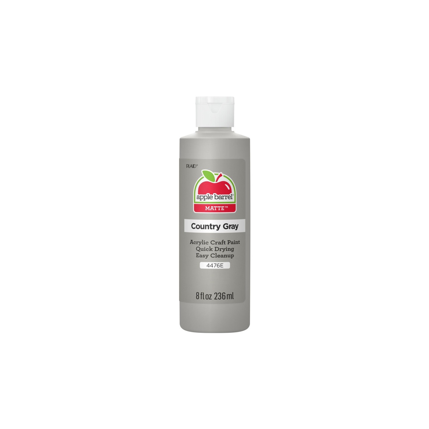 Apple Barrel Acrylic Paint Matte, 8oz., Country Gray