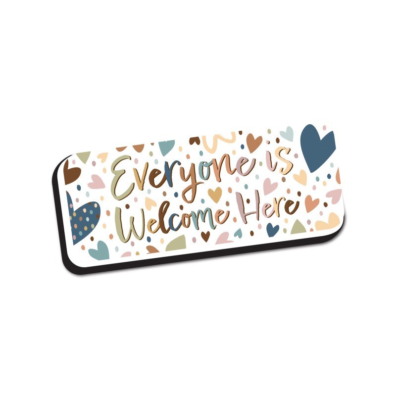 Ashley Productions® Magnetic Whiteboard Eraser, Everyone is Welcome
