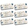 Ashley Productions® Magnetic Whiteboard Eraser, Everyone is Welcome, Pack of 6