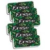 Ashley Productions® Magnetic Whiteboard Eraser, Greenery with Erase, 2" x 5", Pack of 6
