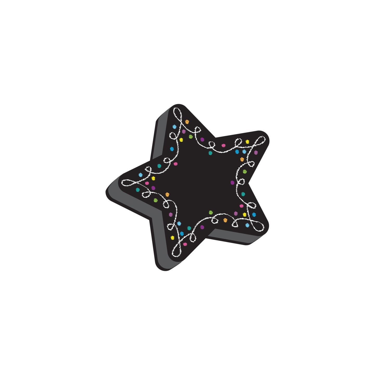 Ashley Productions® Magnetic Whiteboard Eraser, Star Chalk