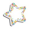 Ashley Productions® Magnetic Whiteboard Eraser, Star Confetti