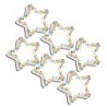 Ashley Productions® Magnetic Whiteboard Erasers, Star Confetti, Pack of 6