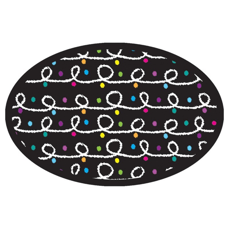 Ashley Productions® Magnetic Whiteboard Eraser, Color Chalk Loops