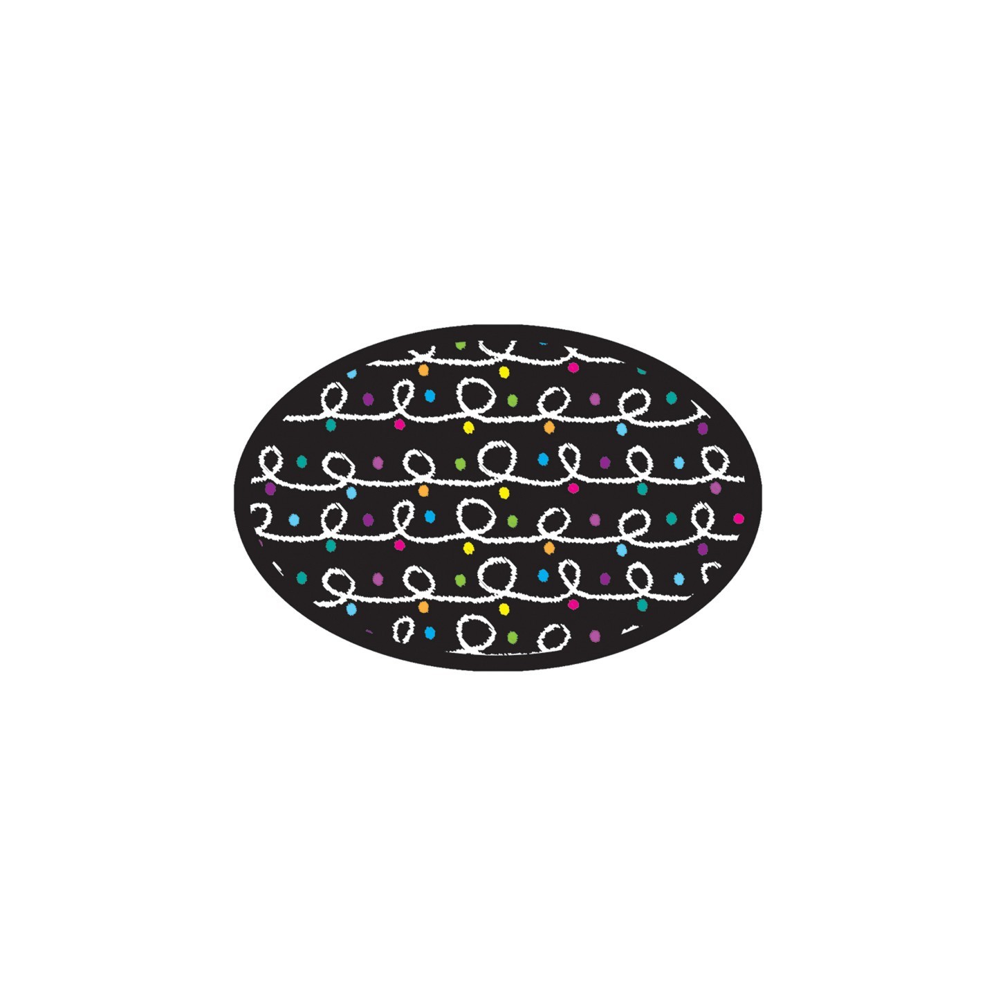 Ashley Productions® Magnetic Whiteboard Eraser, Color Chalk Loops