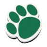 Ashley Productions® Magnetic Whiteboard Eraser, Green Paw