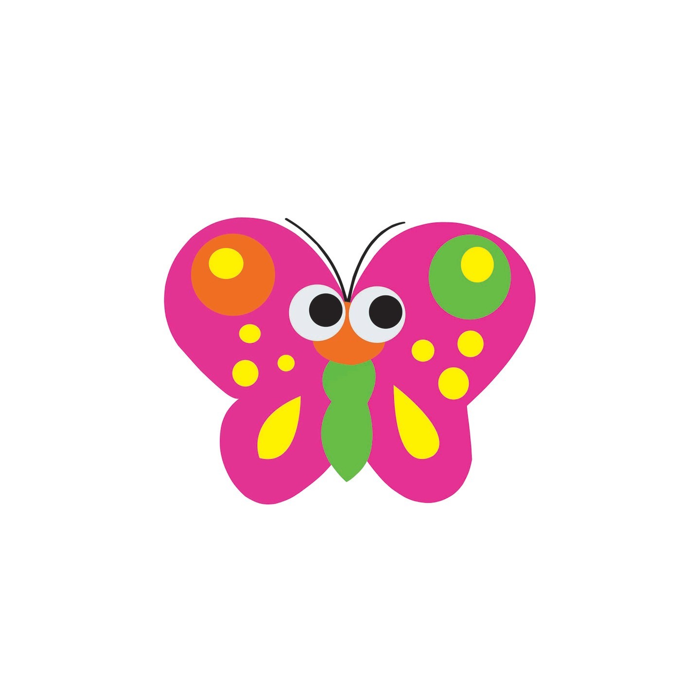 Ashley Productions® Magnetic Whiteboard Eraser, Butterfly