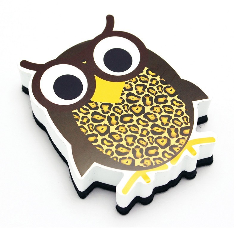 Ashley Productions® Magnetic Whiteboard Eraser, Wise Owl