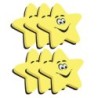 Ashley Productions® Magnetic Whiteboard Eraser, Star, Pack of 6