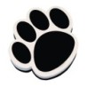Ashley Productions® Magnetic Whiteboard Eraser, Black Paw